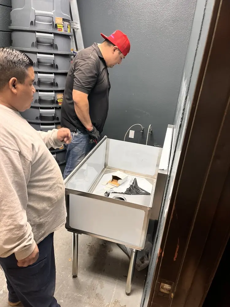 Commercial plumbing and sink installation in Mcdonough